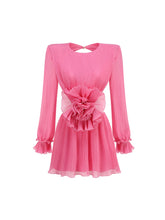 Raya Backless Floral Mini Dress